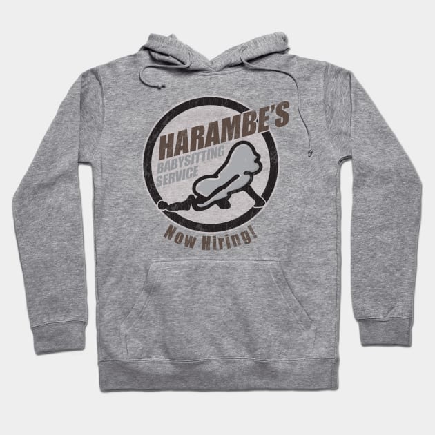 Harambe's Babysitting Services Hoodie by Chicanery